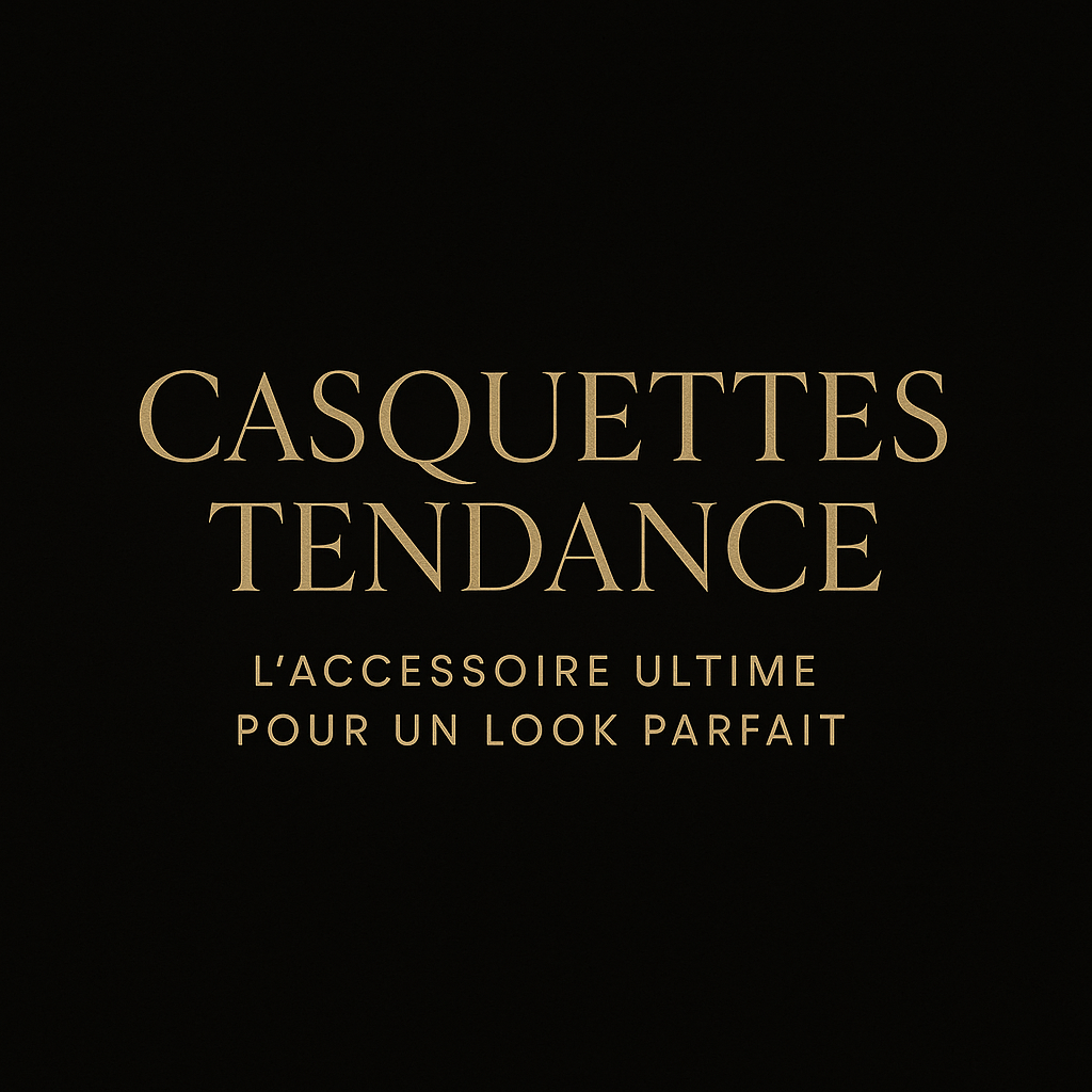 Casquettes Tendance : L'Accessoire Ultime pour un Look Parfait