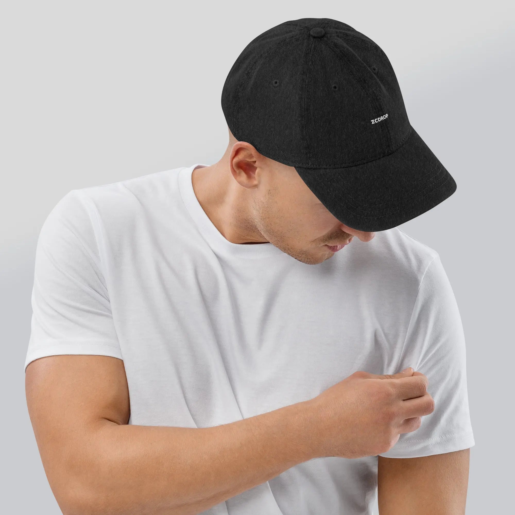 CASQUETTE EN JEAN TEINTÉ–STYLE & CONFORT AU QUOTIDIEN zcdrop
