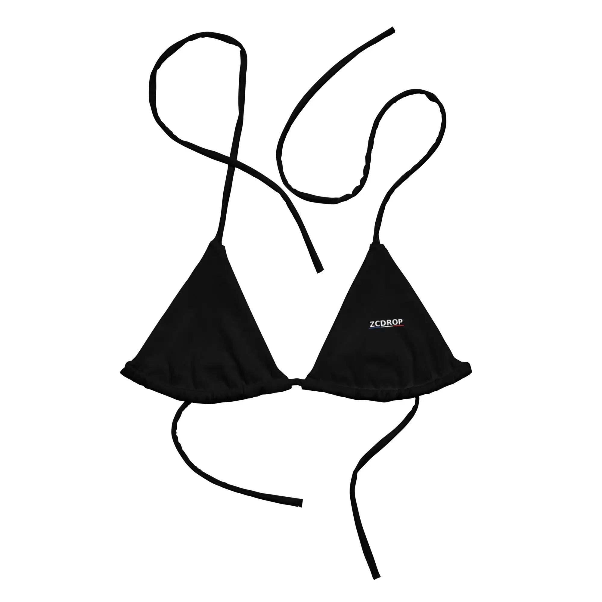 Haut de bikini rembourré recyclé–Éthique, stylé, prêt pour l'été zcdrop