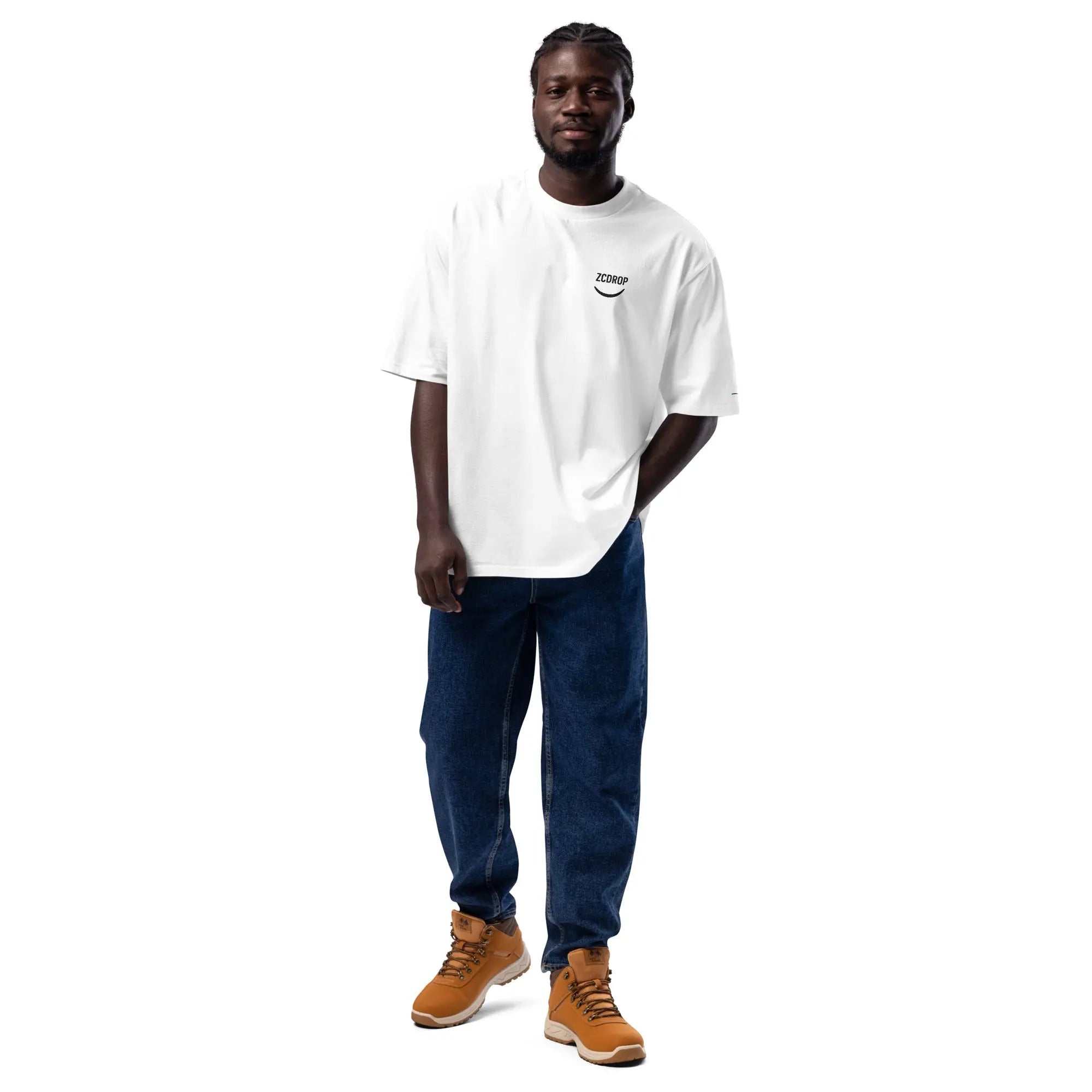 Le smile by ZCDROP t-shirt over size zcdrop