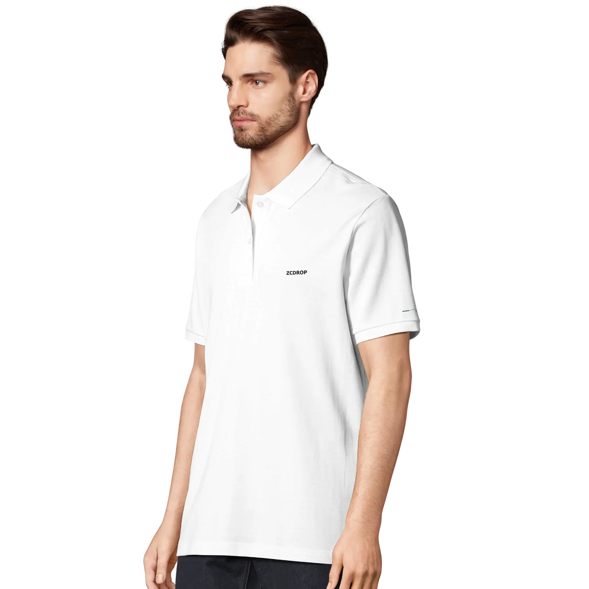 Polo Unisexe en Coton Bio – Coupe Confortable zcdrop