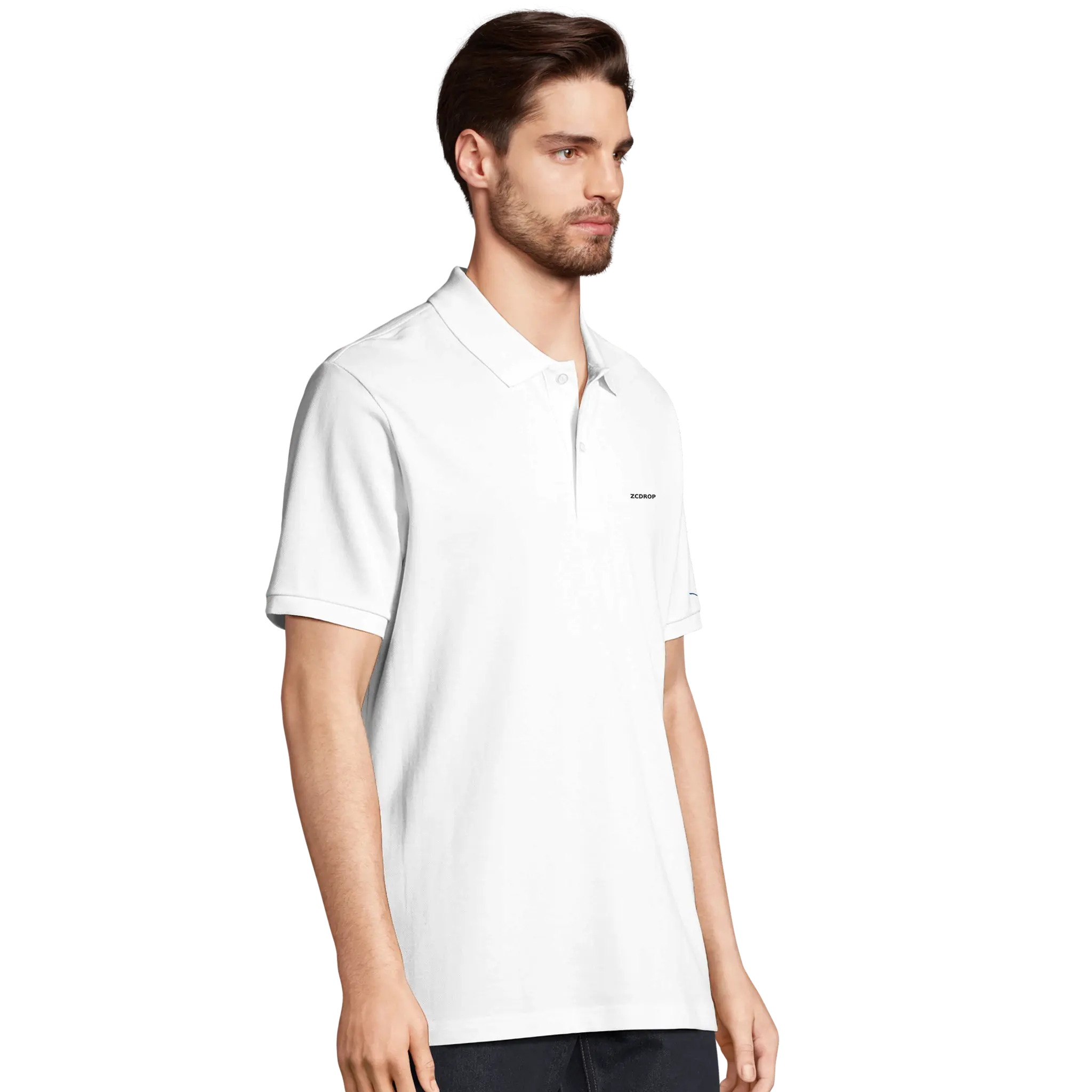 Polo Unisexe en Coton Bio – Coupe Confortable zcdrop