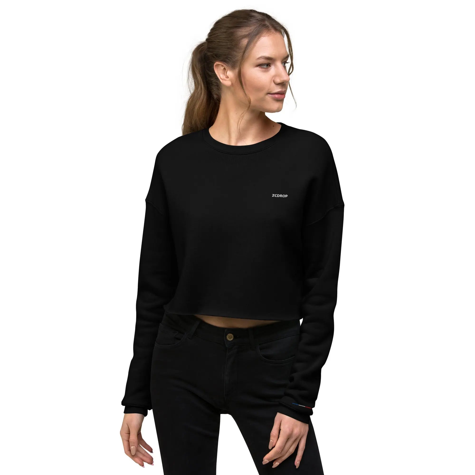 SWEAT CROP-TOP–TENDANCE & CONFORT ASSURÉ zcdrop