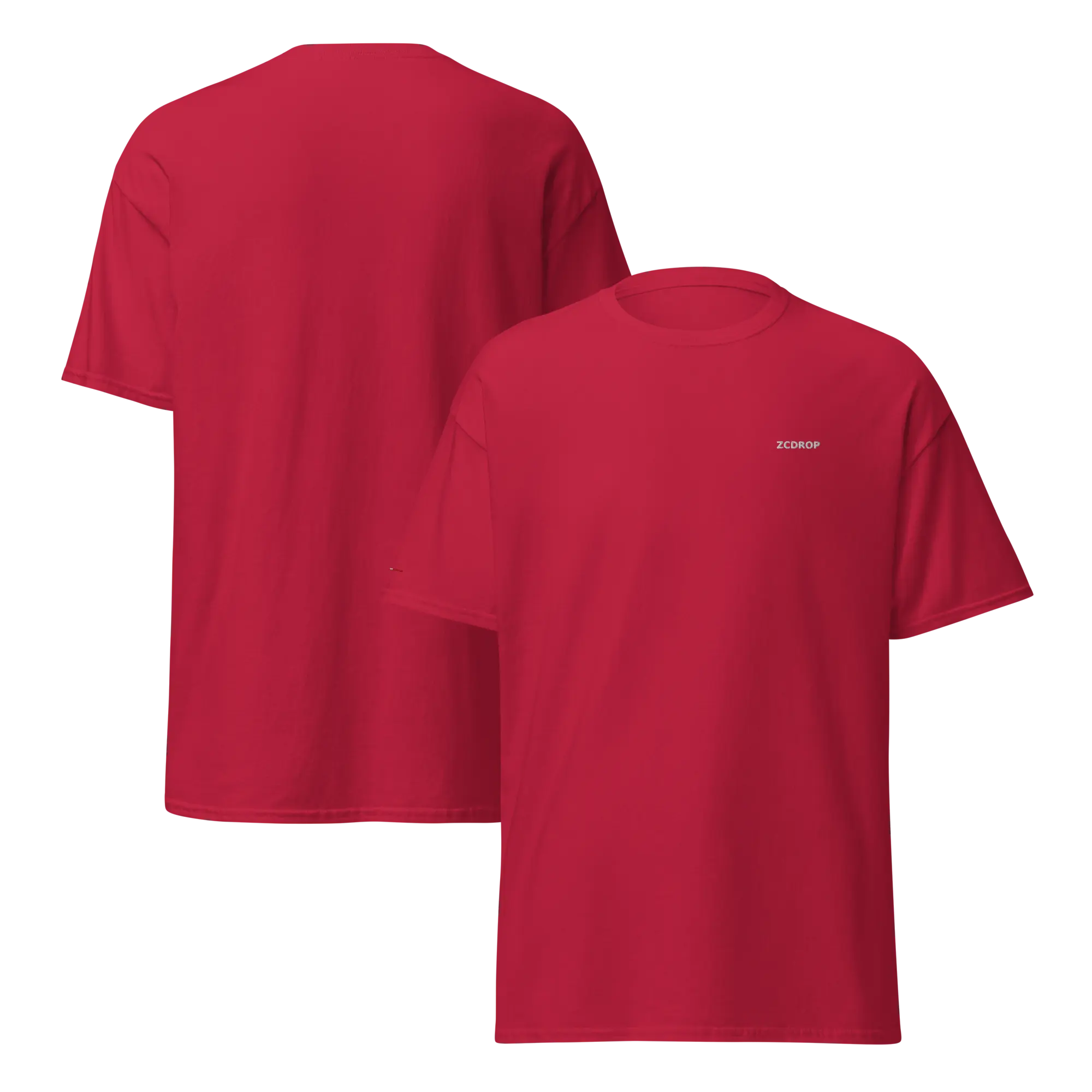 T-shirt Classique Unisexe by ZCDROP – Simplicité & Confort Haut de Gamme✨ zcdrop