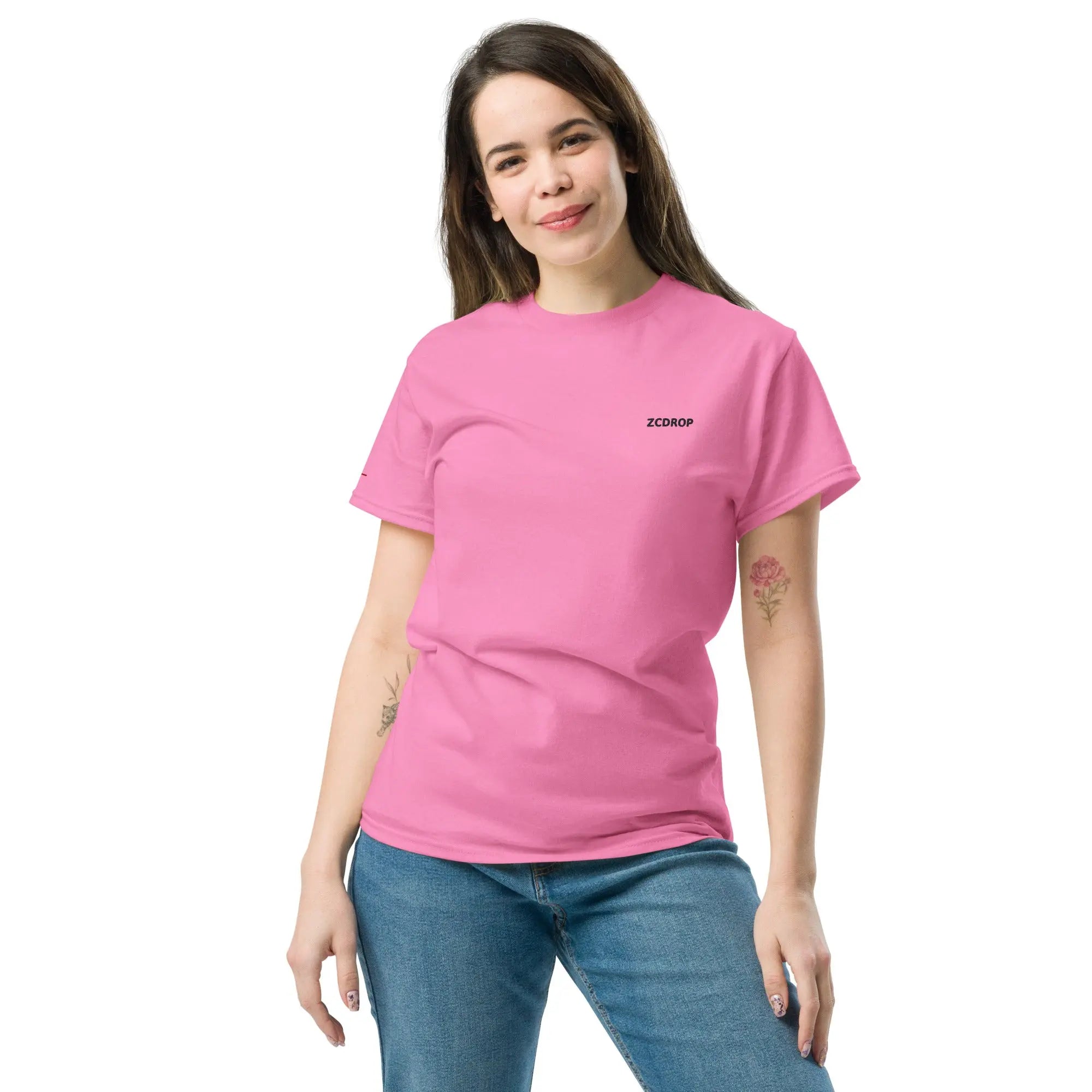 T-shirt Classique Unisexe by ZCDROP – Simplicité & Confort Haut de Gamme✨ zcdrop
