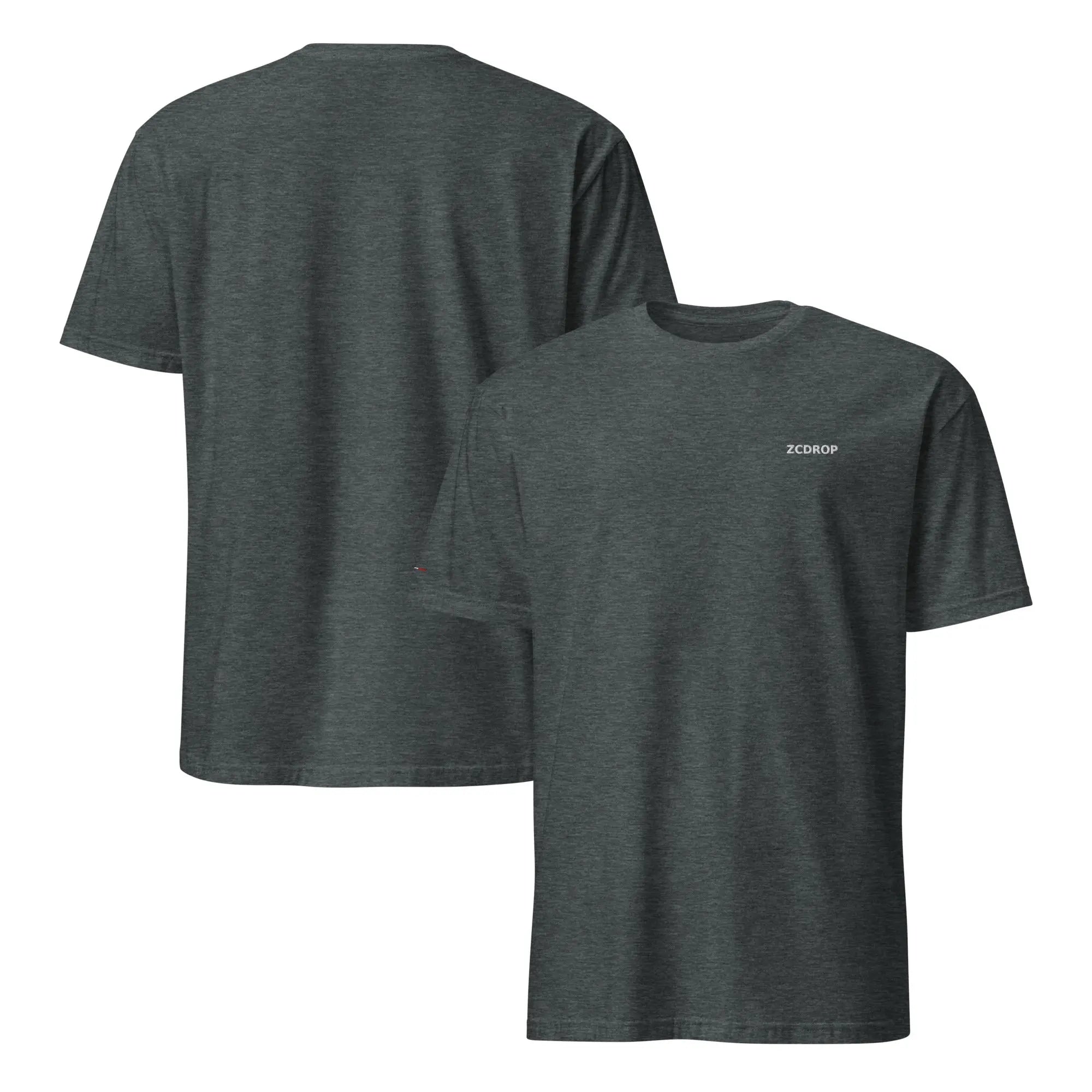 T-shirt Unisexe à Manches Courtes by ZCDROP – Confort & Style Intemporel ✨ zcdrop