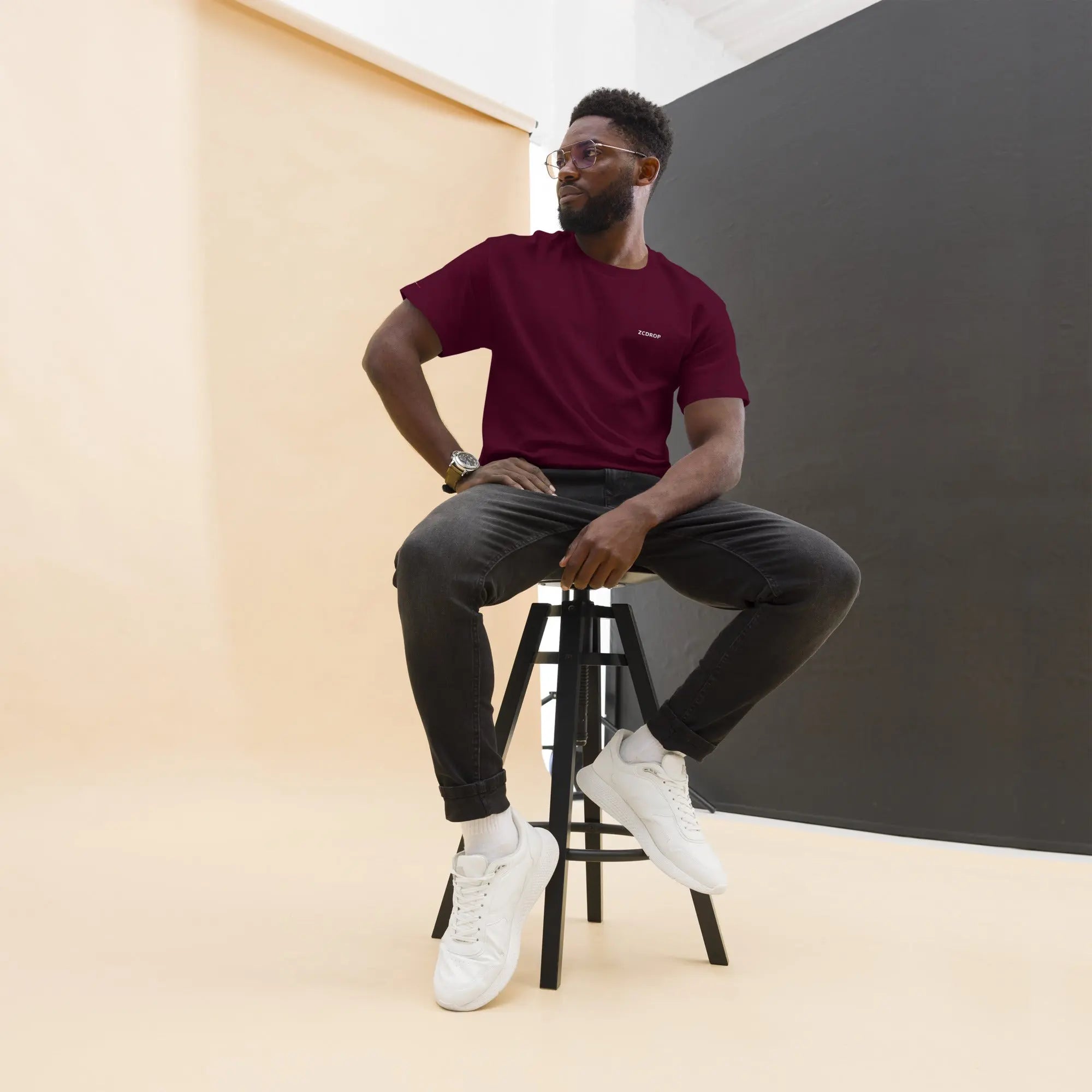 T-shirt unisexe ZCDROP–figliolu di l'isula zcdrop