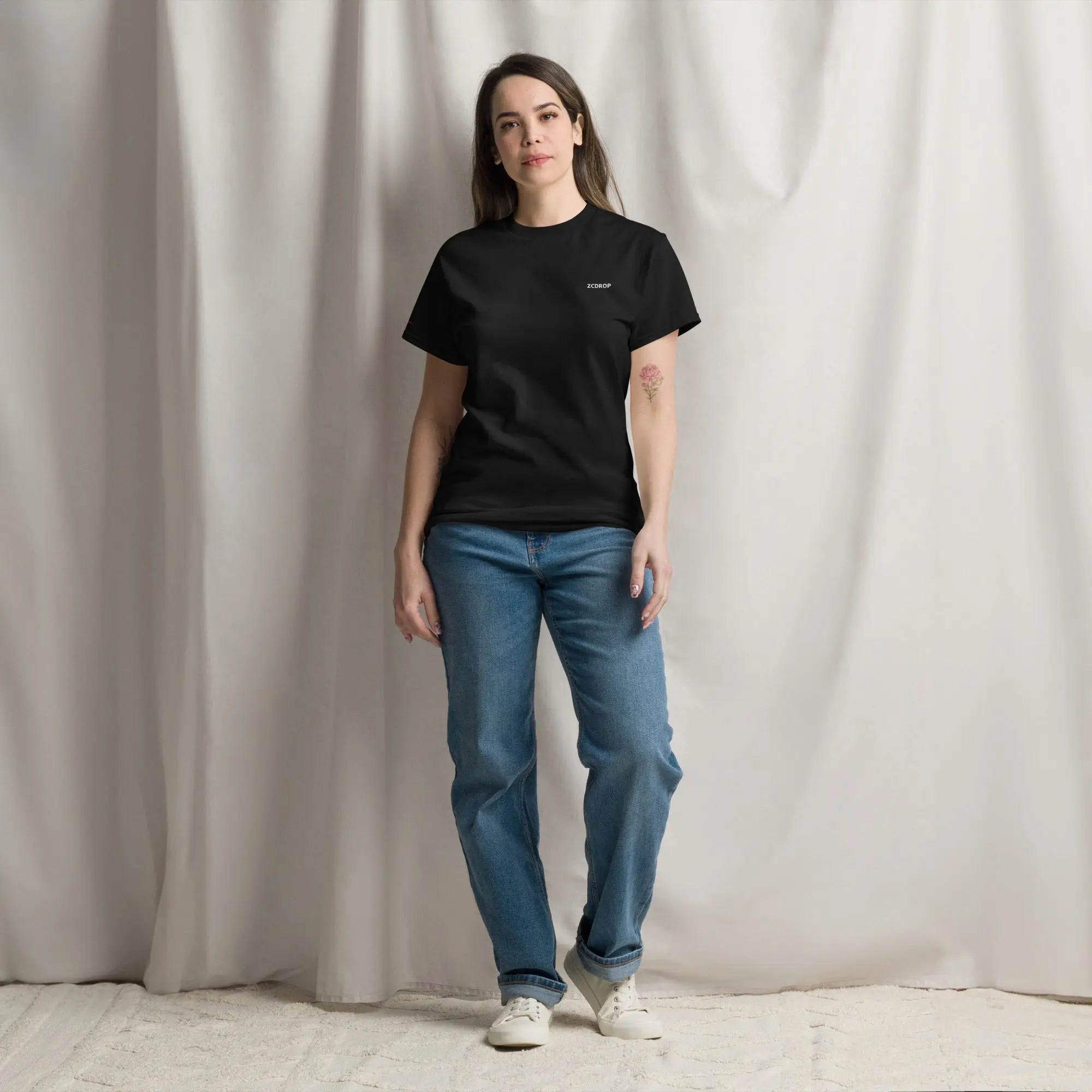 T-shirt unisexe ZCDROP–figliolu di l'isula zcdrop