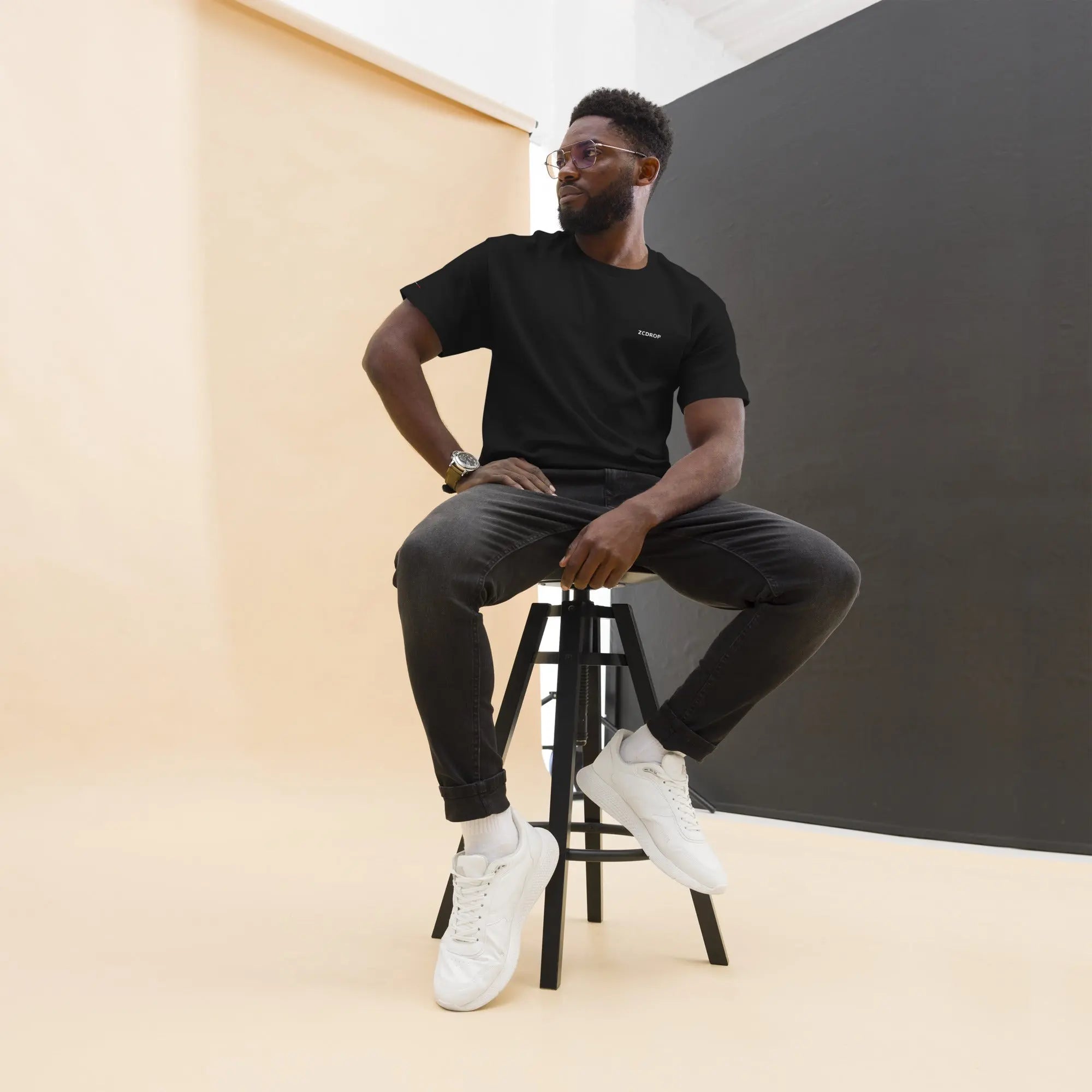 T-shirt unisexe ZCDROP–figliolu di l'isula zcdrop