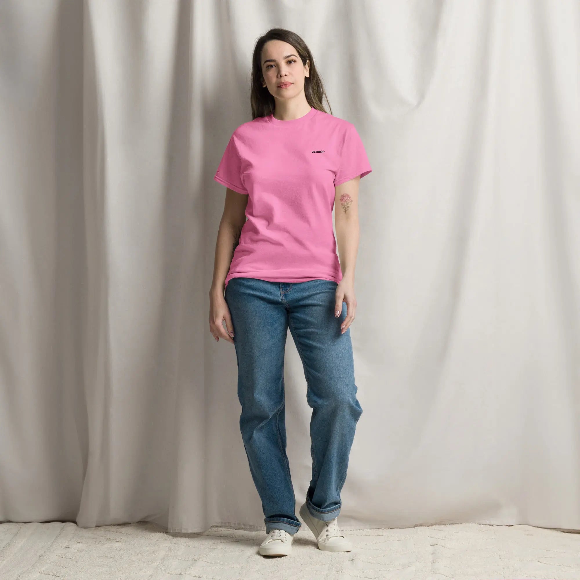 T-shirt unisexe ZCDROP–figliolu di l'isula zcdrop