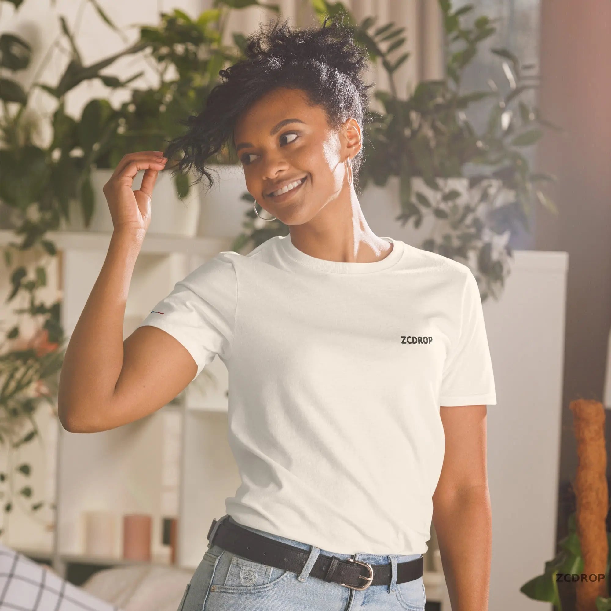 T-shirt-Unisexe-à-Manches-Courtes-by-ZCDROP-Confort-Style-Intemporel zcdrop