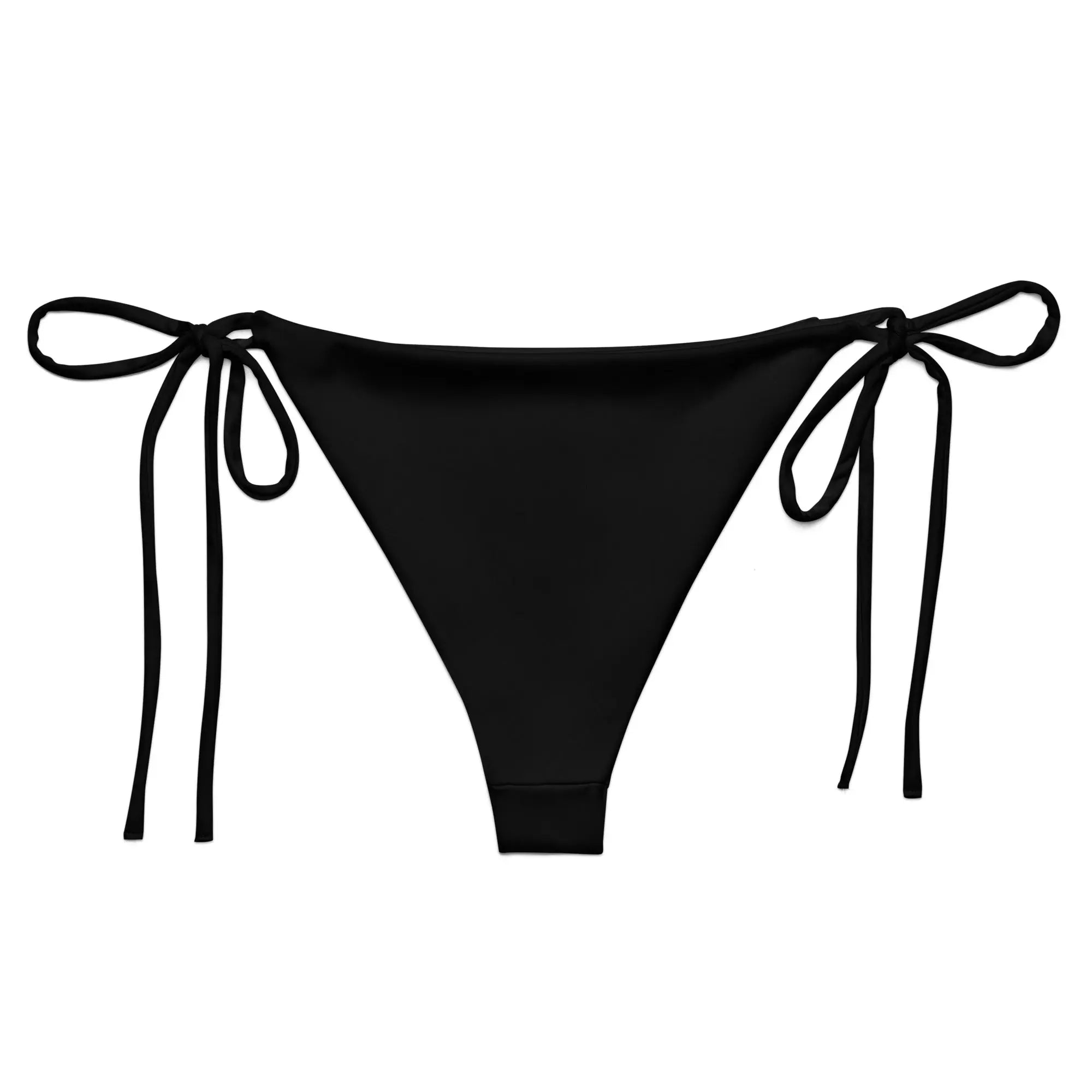 Bas de bikini à cordon recyclé–Détente ensoleillée & conscience stylée zcdrop