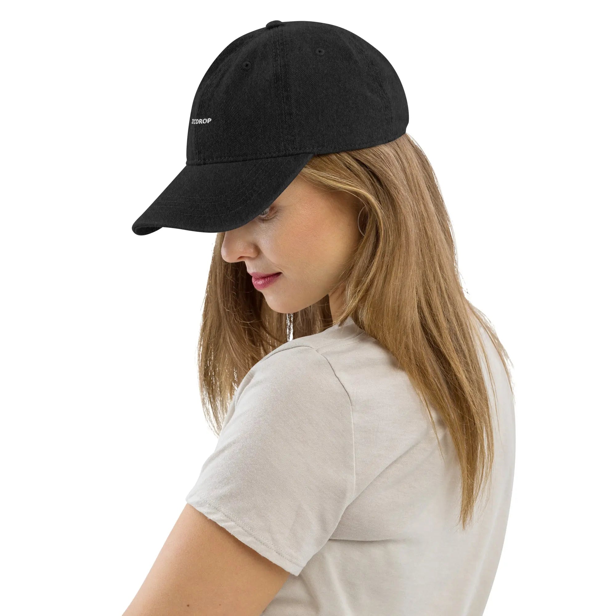 CASQUETTE EN JEAN TEINTÉ–STYLE & CONFORT AU QUOTIDIEN zcdrop