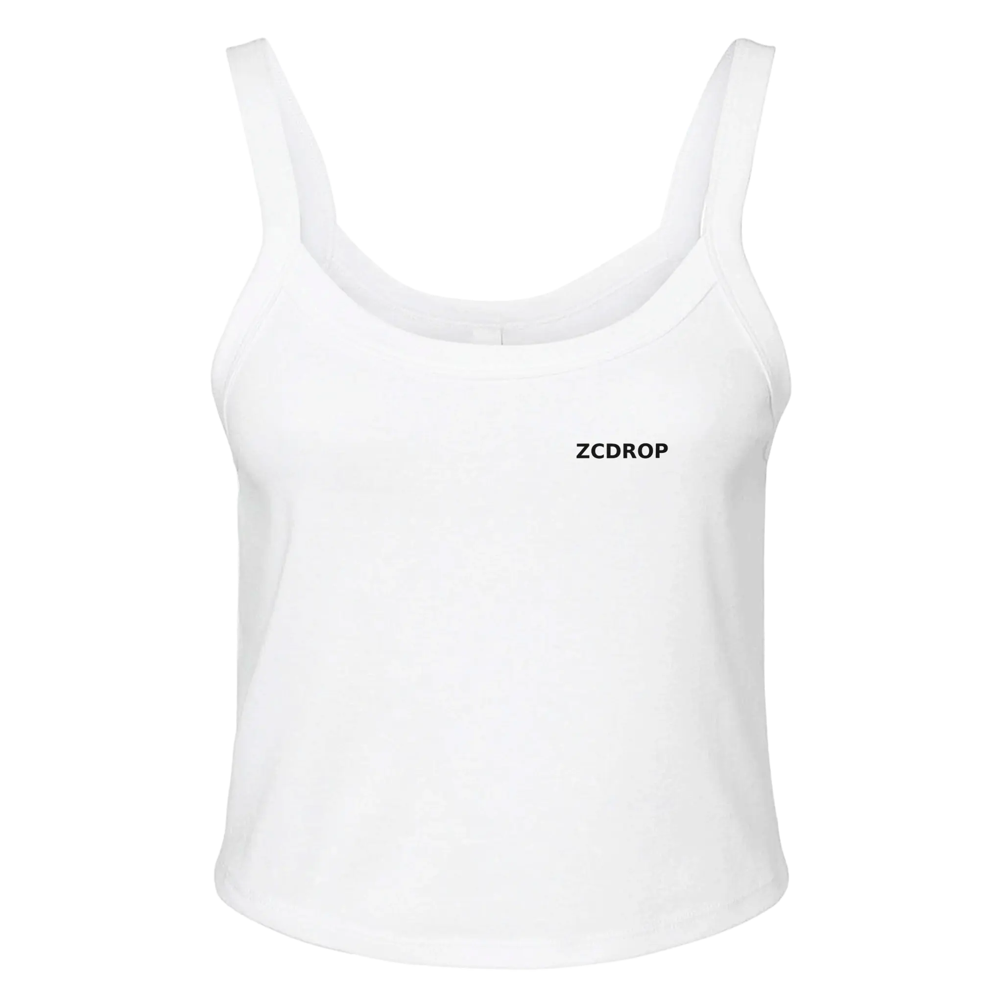 🖤 Débardeur Femme Côtelé Micro-Rib zcdrop