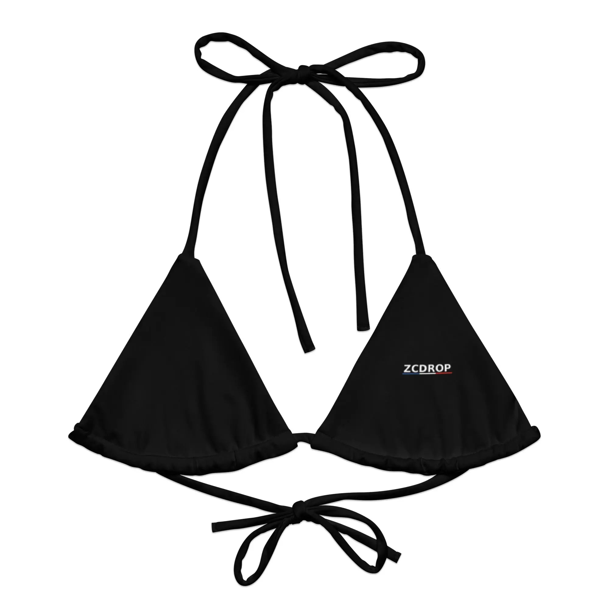 Haut de bikini rembourré recyclé–Éthique, stylé, prêt pour l'été zcdrop