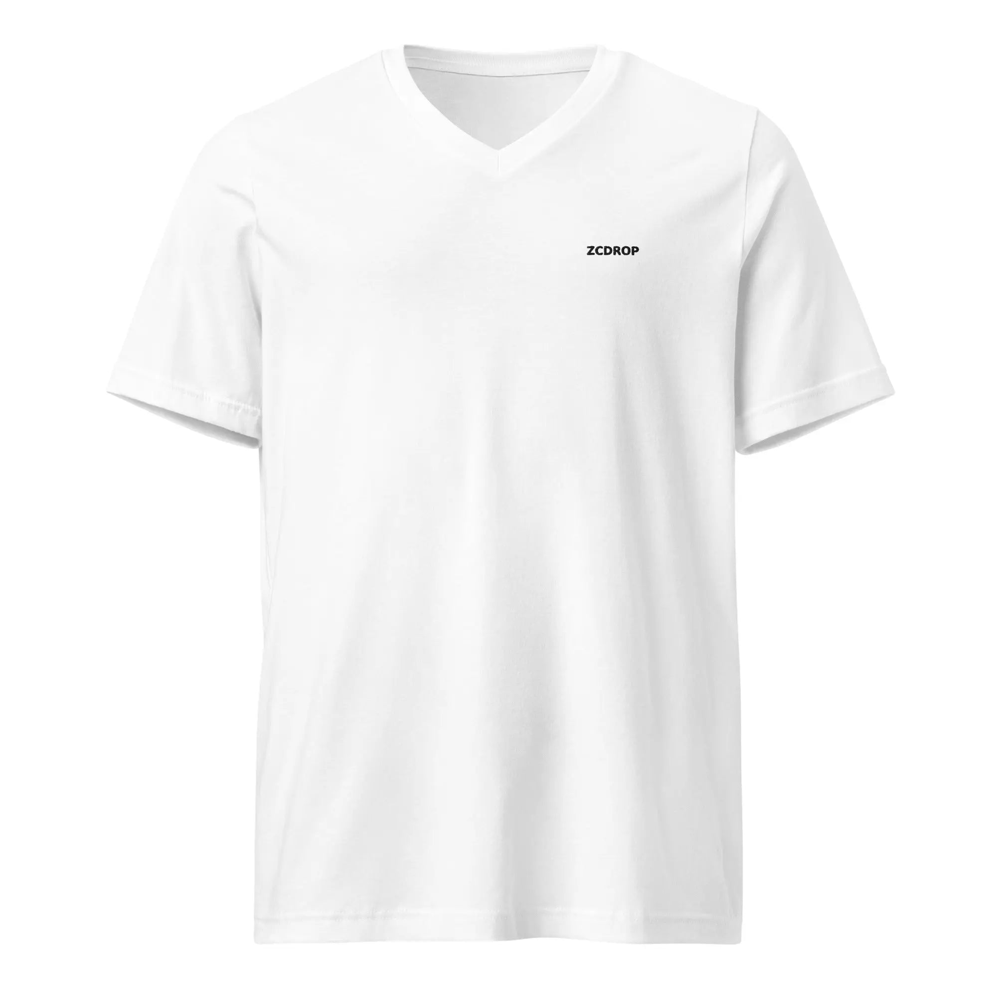 T-SHIRT UNISEXE COL V – L'ÉLÉGANCE INTEMPORELLE zcdrop