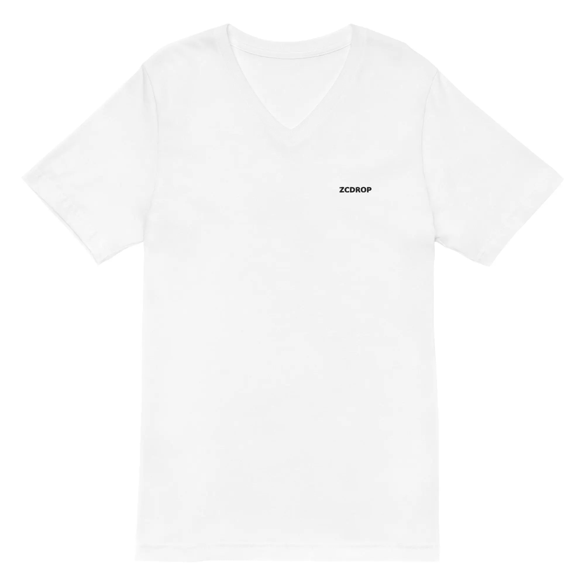 T-SHIRT UNISEXE COL V – L'ÉLÉGANCE INTEMPORELLE zcdrop