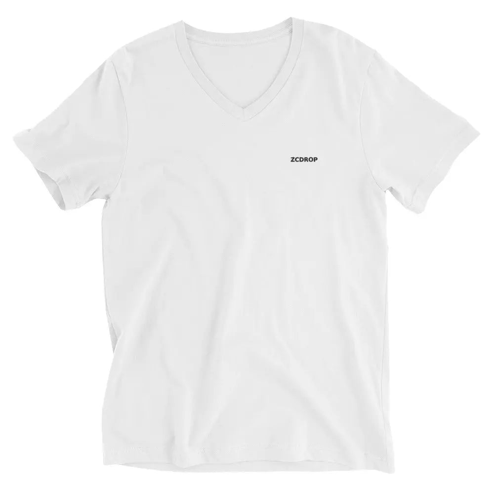 T-SHIRT UNISEXE COL V – L'ÉLÉGANCE INTEMPORELLE zcdrop