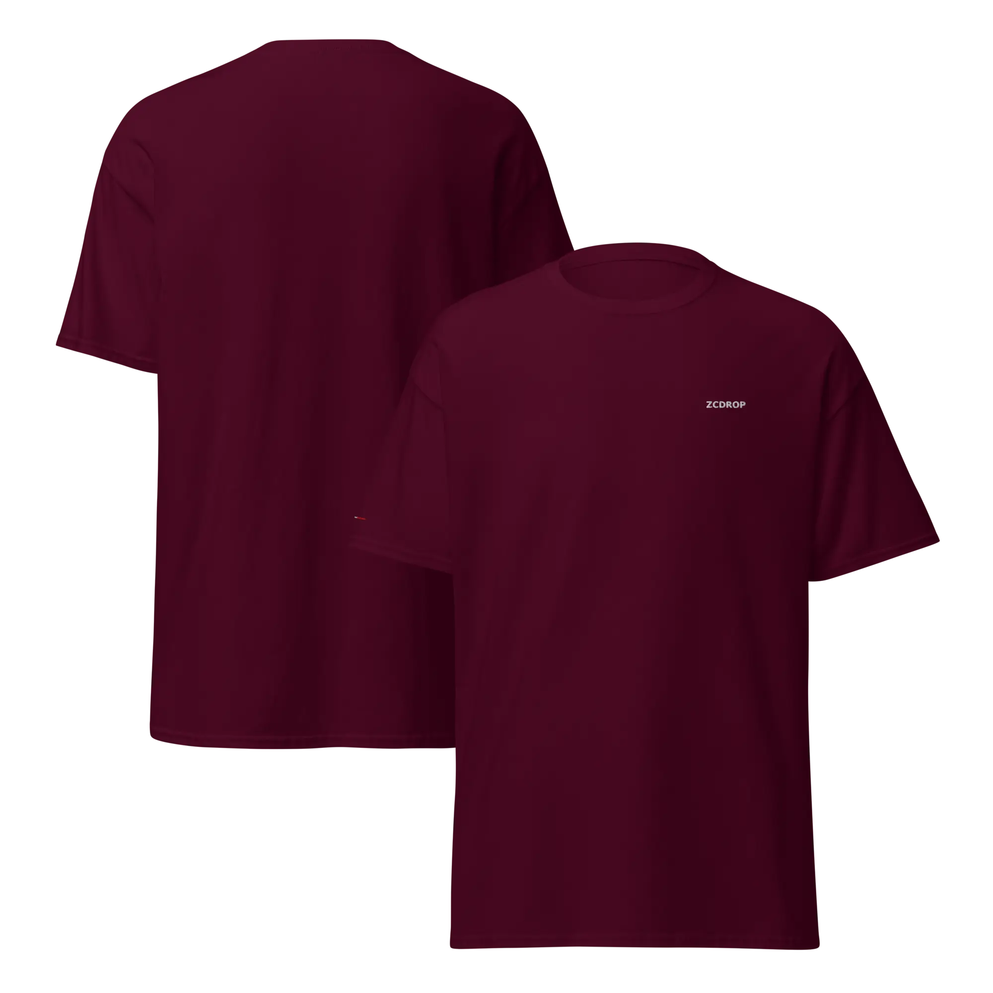 T-shirt Classique Unisexe by ZCDROP – Simplicité & Confort Haut de Gamme✨ zcdrop