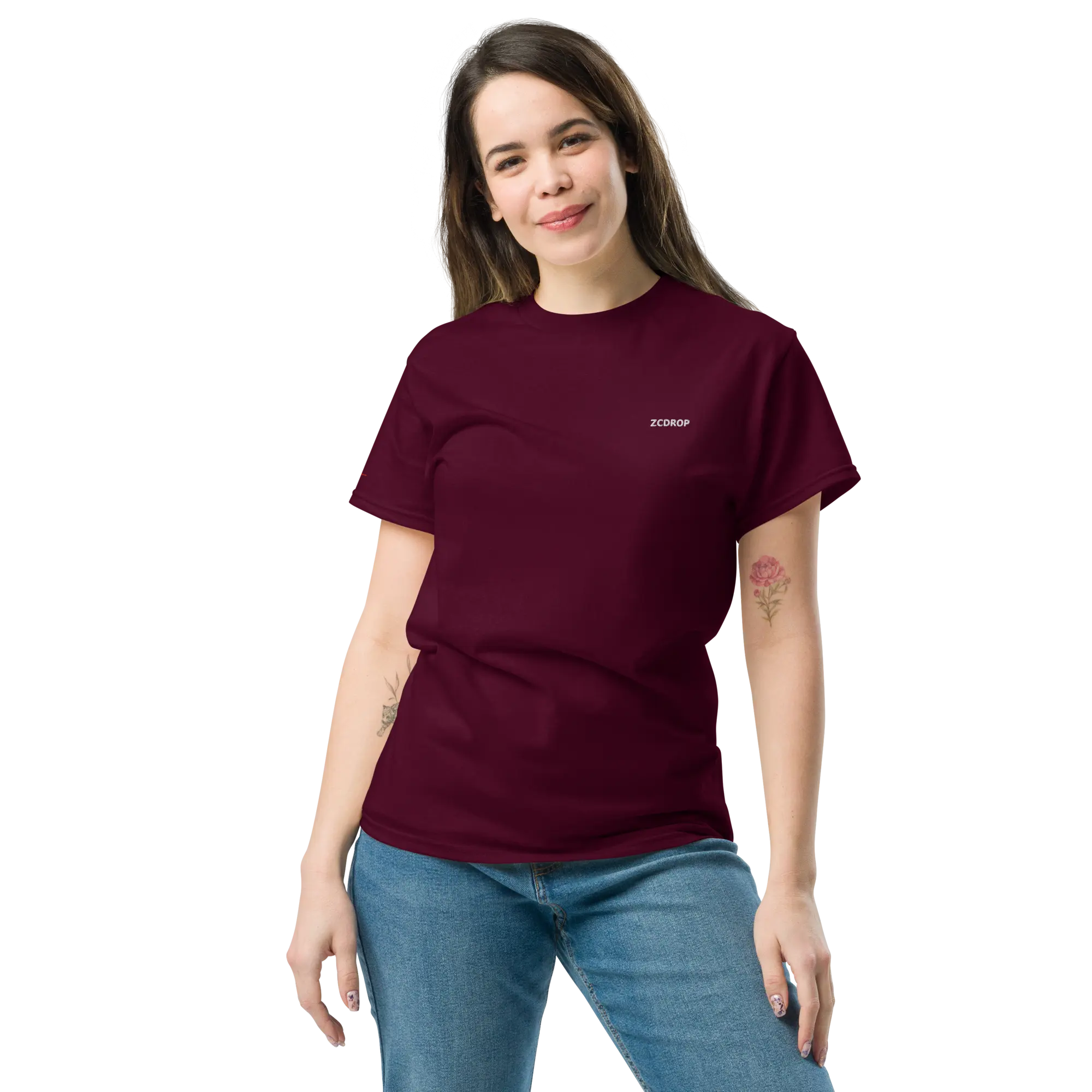 T-shirt Classique Unisexe by ZCDROP – Simplicité & Confort Haut de Gamme✨ zcdrop