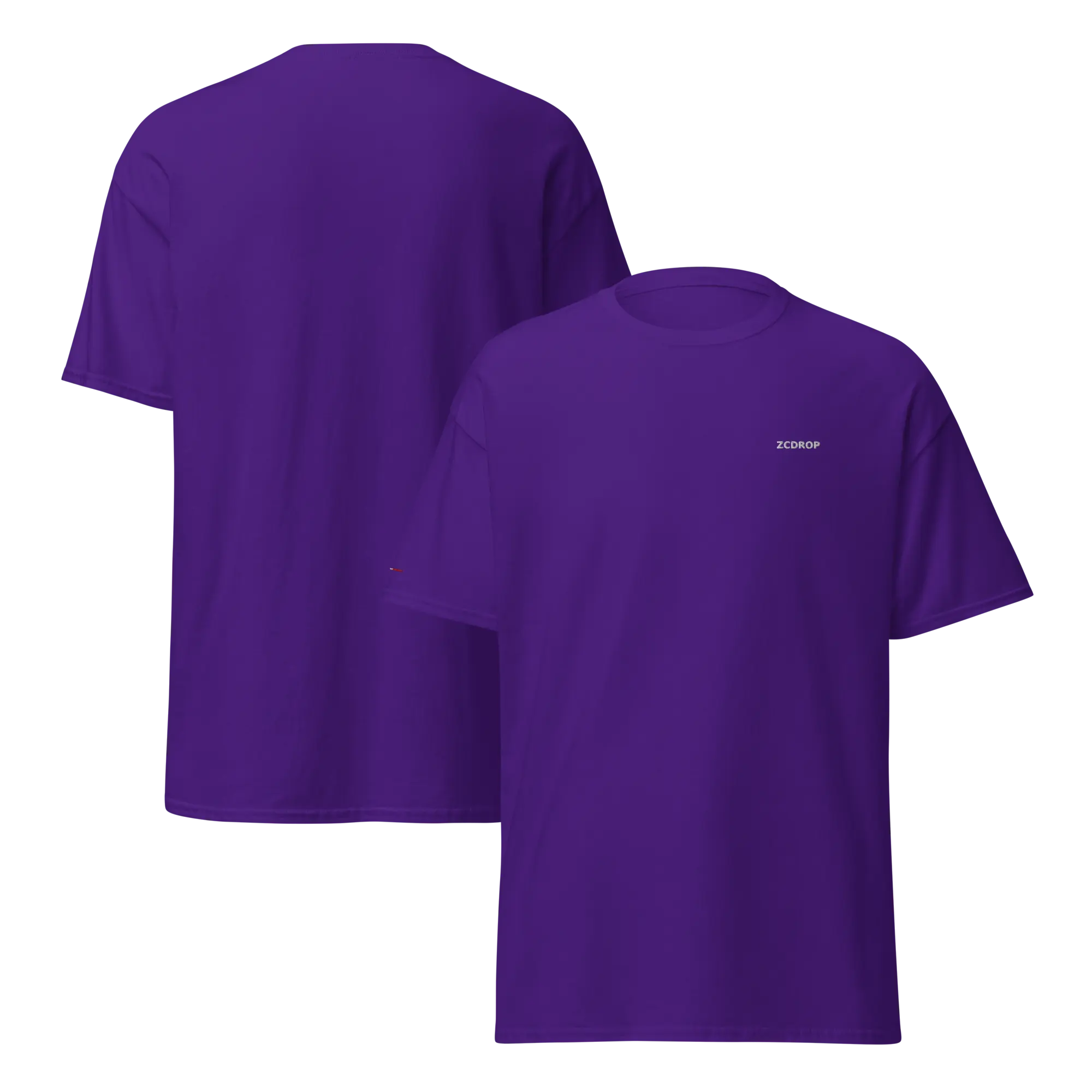 T-shirt Classique Unisexe by ZCDROP – Simplicité & Confort Haut de Gamme✨ zcdrop