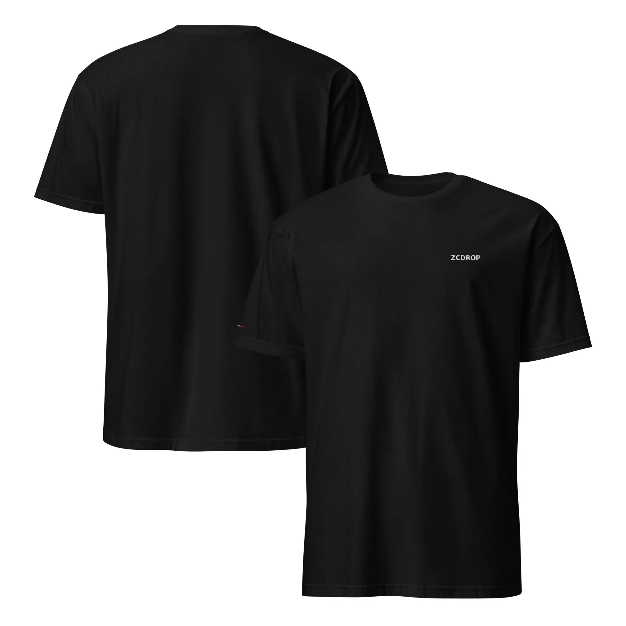 T-shirt Unisexe à Manches Courtes by ZCDROP – Confort & Style Intemporel ✨ zcdrop