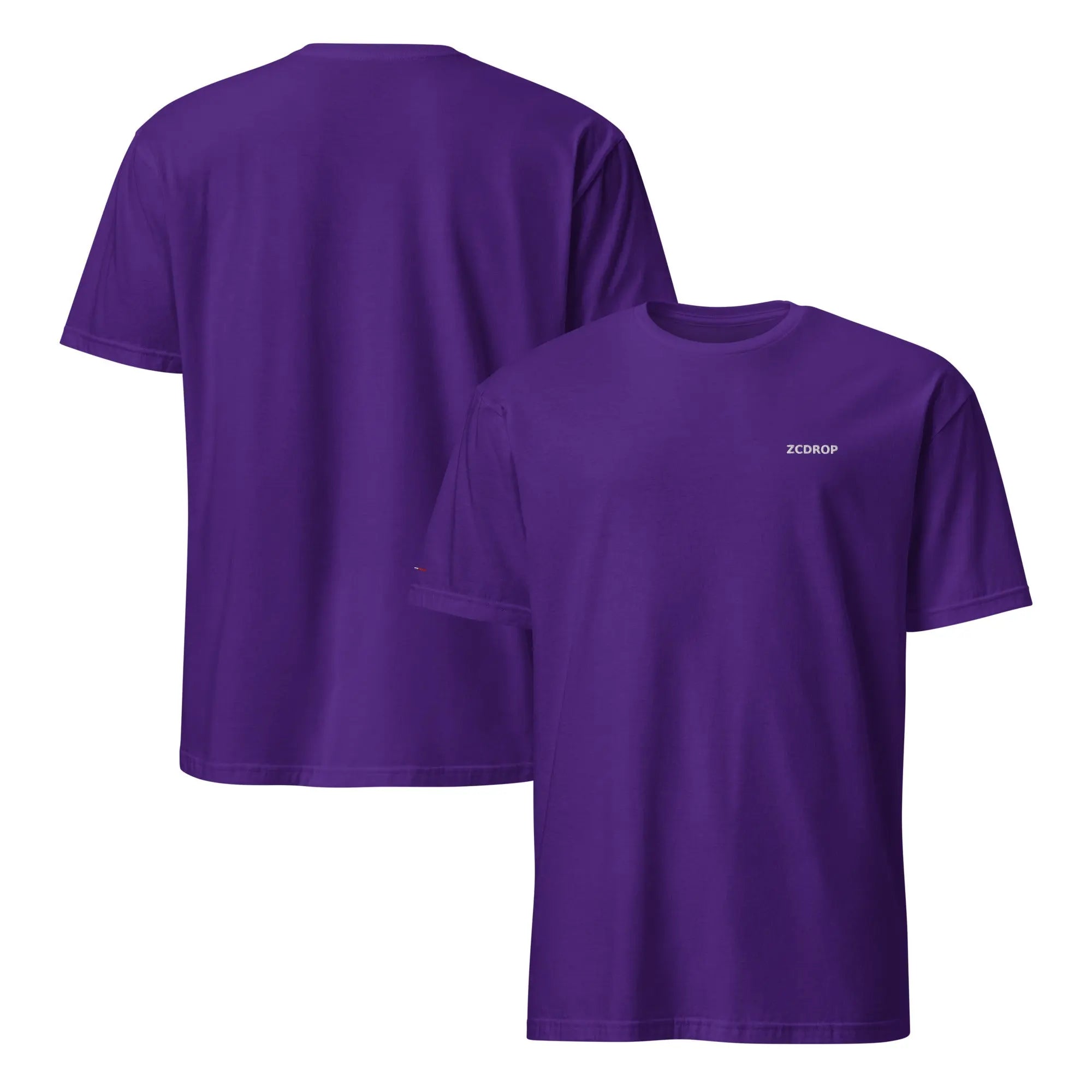 T-shirt Unisexe à Manches Courtes by ZCDROP – Confort & Style Intemporel ✨ zcdrop