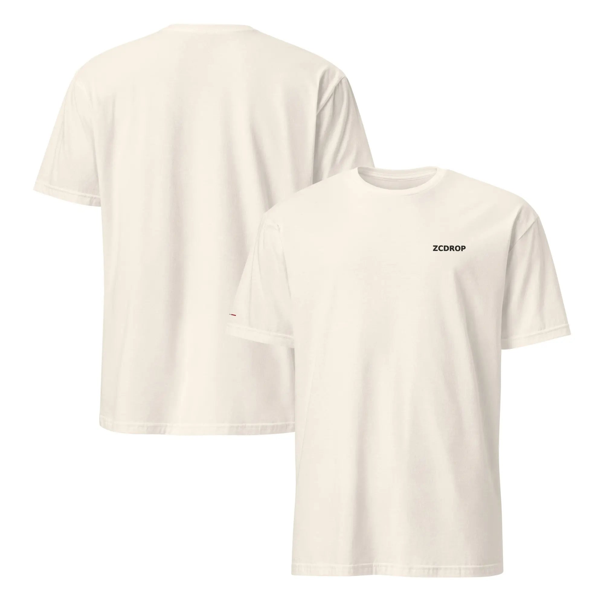 T-shirt Unisexe à Manches Courtes by ZCDROP – Confort & Style Intemporel ✨ zcdrop