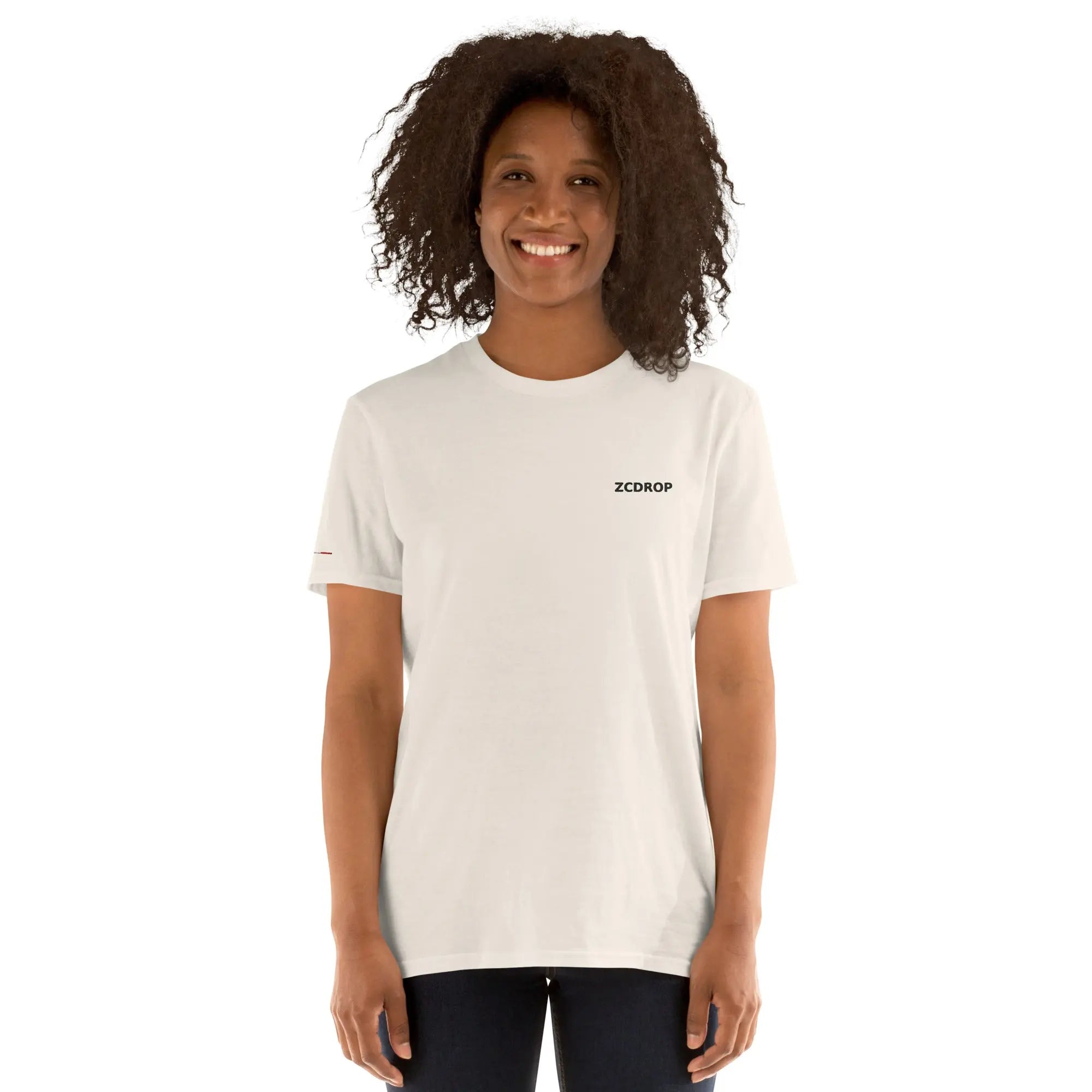 T-shirt Unisexe à Manches Courtes by ZCDROP – Confort & Style Intemporel ✨ zcdrop