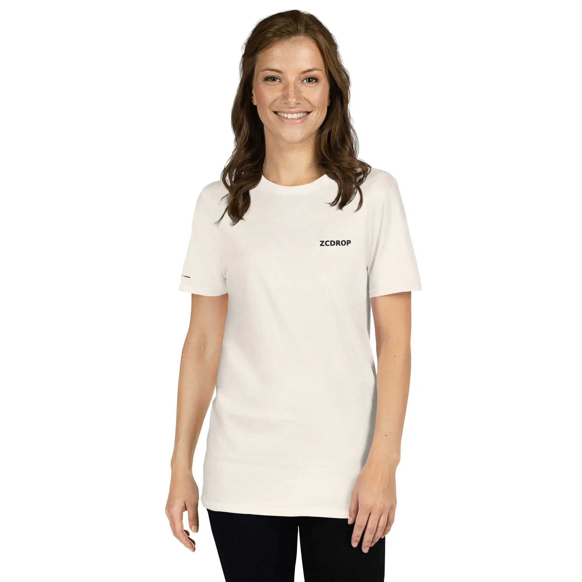 T-shirt Unisexe à Manches Courtes by ZCDROP – Confort & Style Intemporel ✨ zcdrop