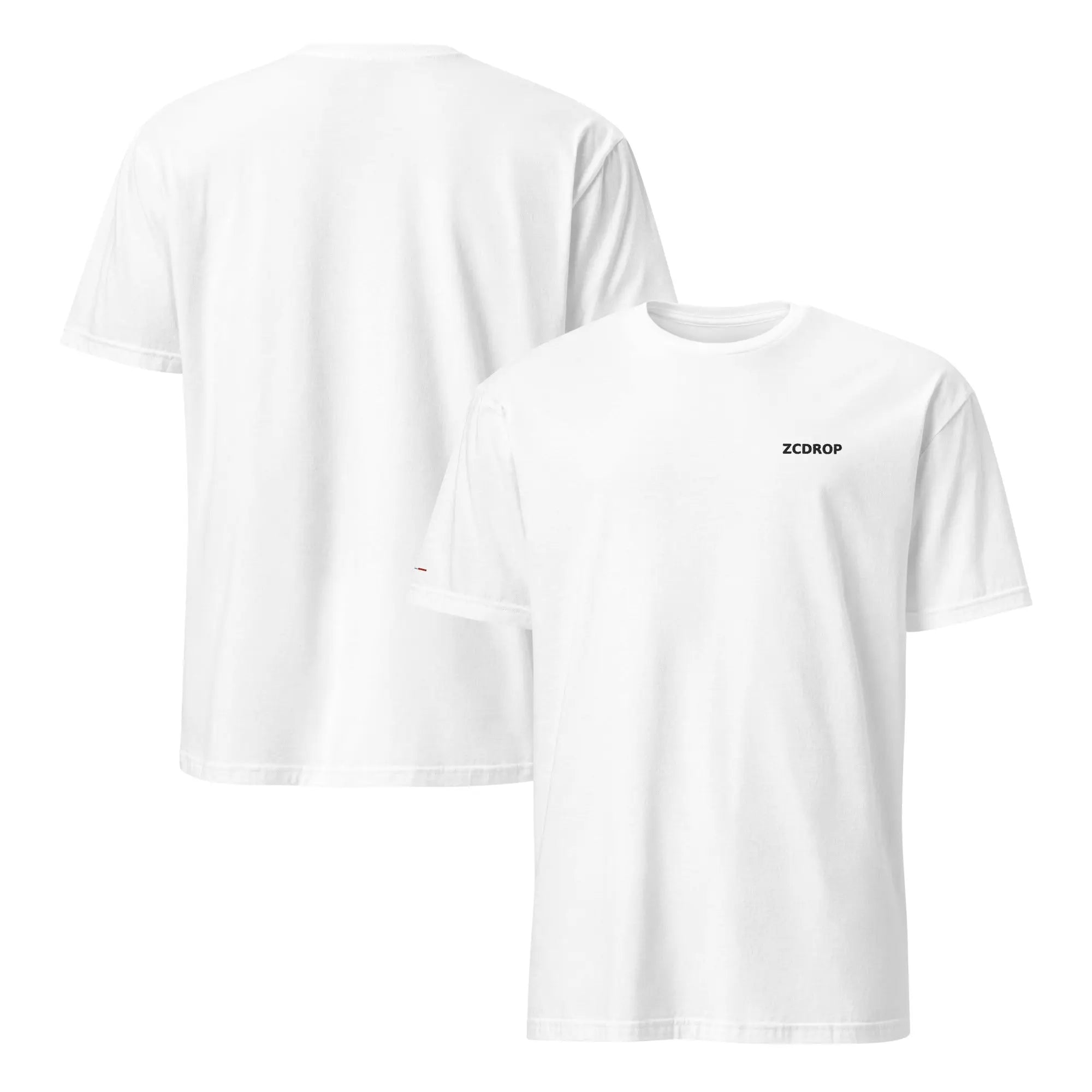 T-shirt Unisexe à Manches Courtes by ZCDROP – Confort & Style Intemporel ✨ zcdrop
