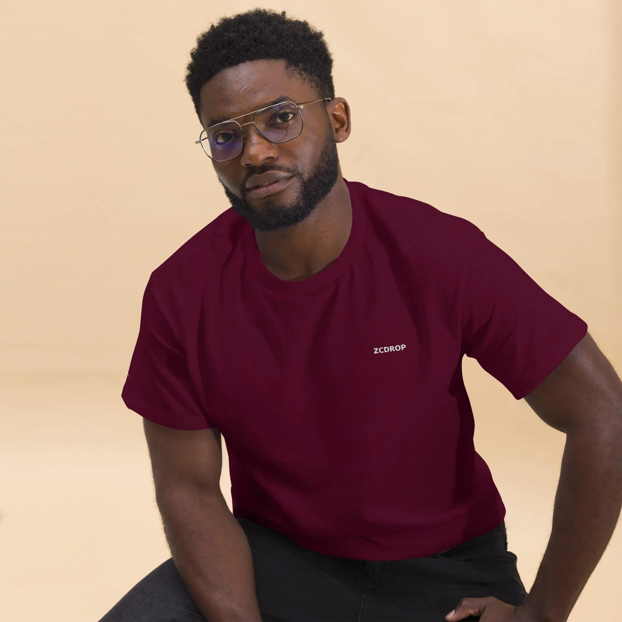 T-shirt unisexe ZCDROP–figliolu di l'isula zcdrop