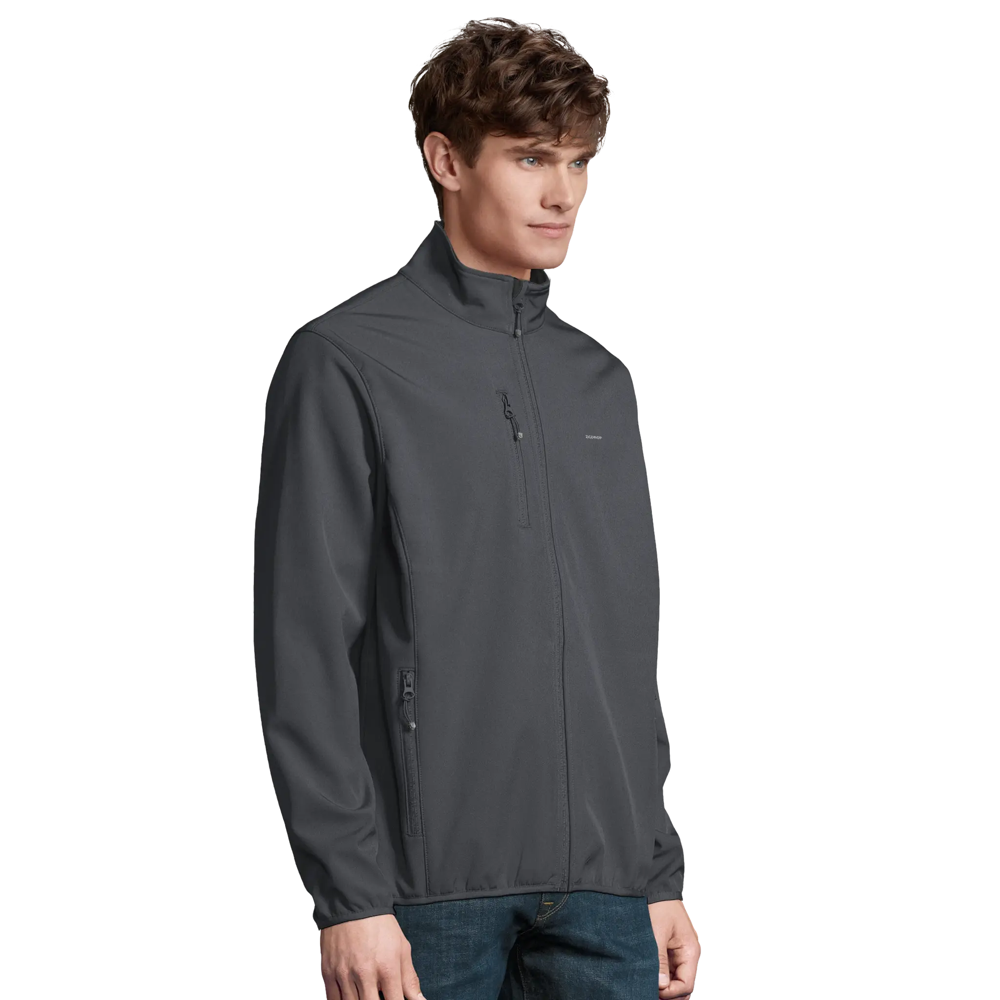 Veste Softshell Éco-Élégante pour Homme – Confort & Durabilité zcdrop