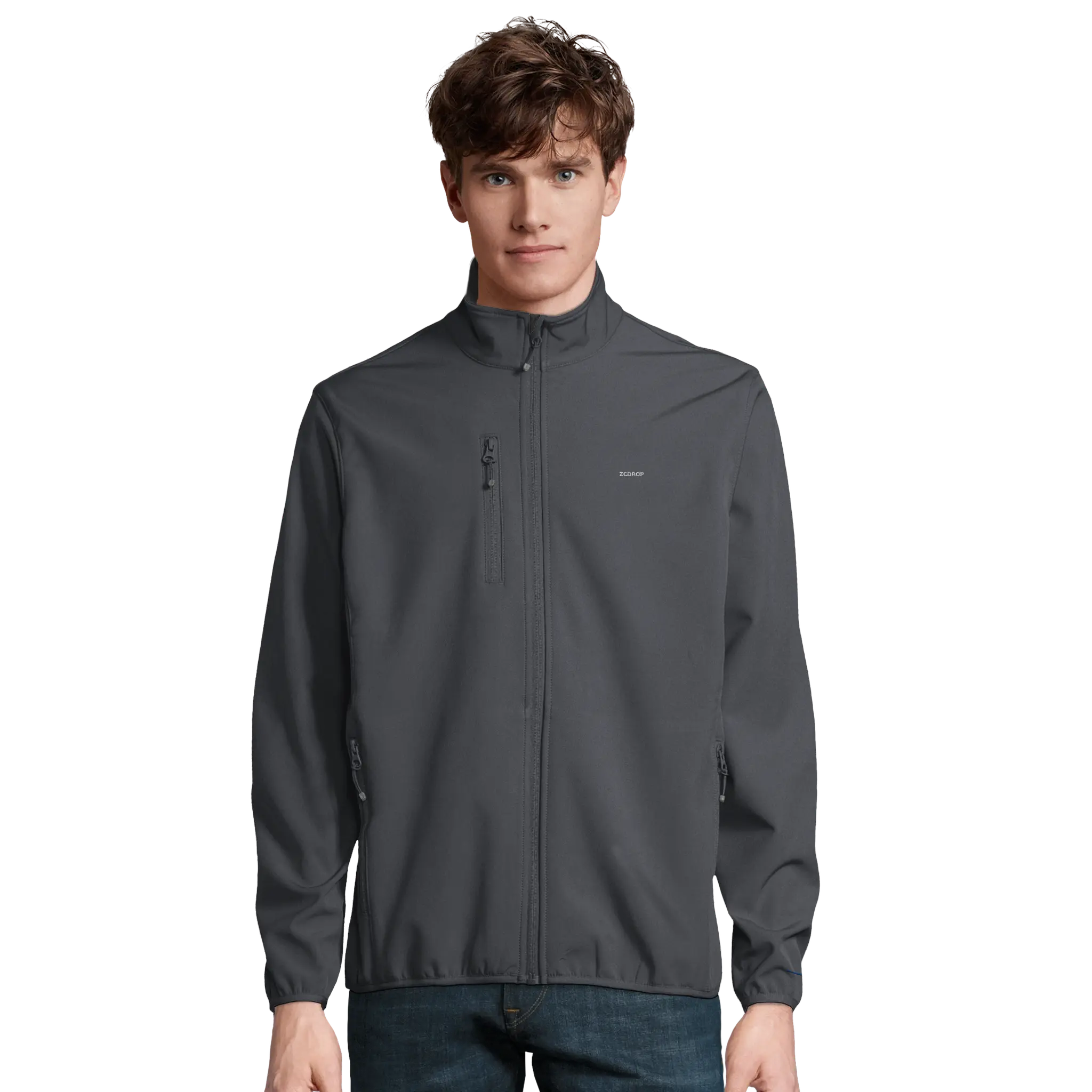 Veste Softshell Éco-Élégante pour Homme – Confort & Durabilité zcdrop