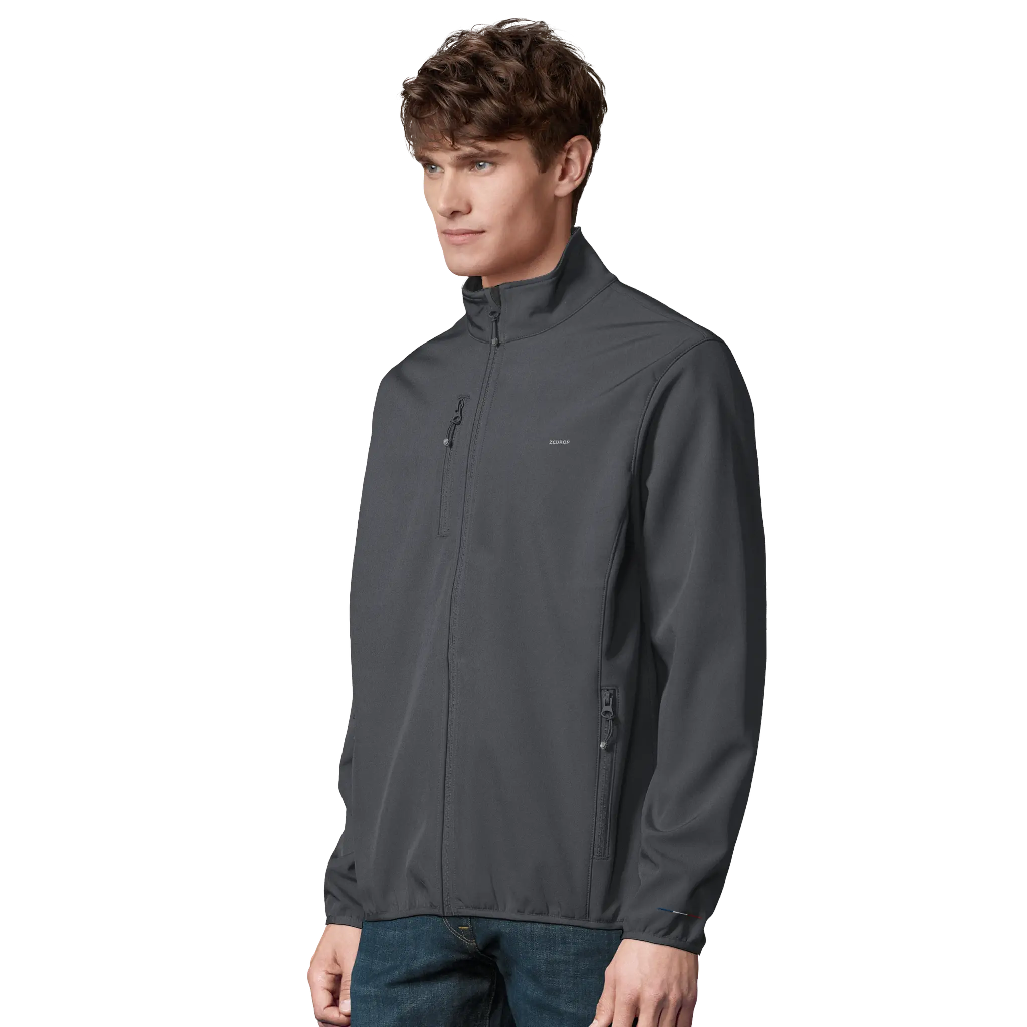 Veste Softshell Éco-Élégante pour Homme – Confort & Durabilité zcdrop